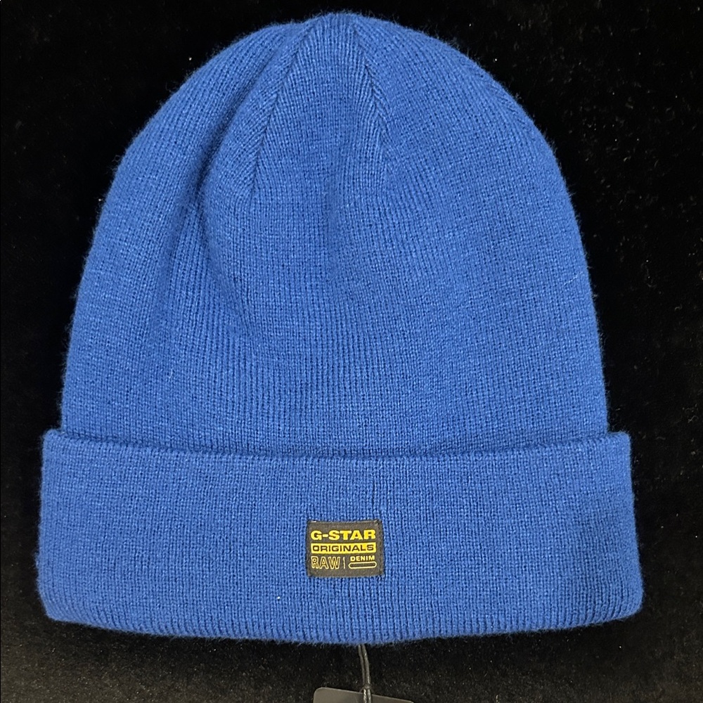G-Star Royal Blue Knit Beanie